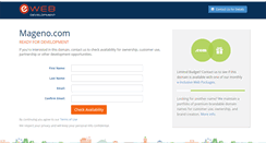 Desktop Screenshot of mageno.com